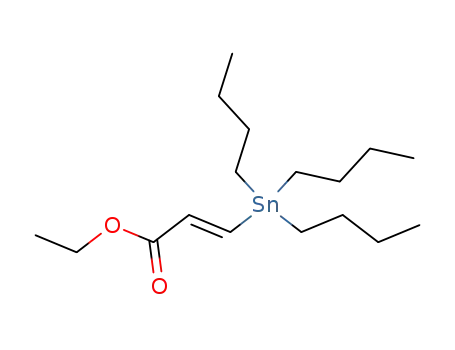 Molecular Structure of 82101-76-6 (Ethyl cis-3-tributylstannyl-2-propenoate)