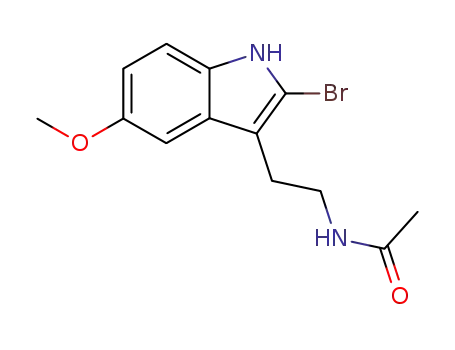 Molecular Structure of 142959-59-9 (2-Bromomelatonin)