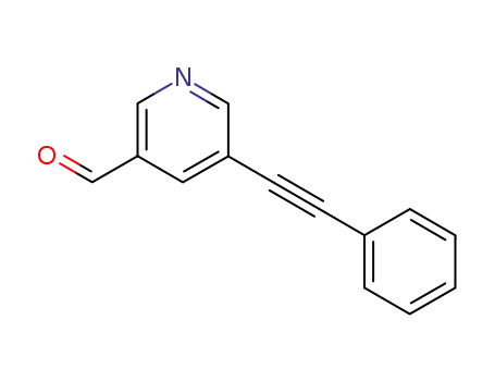 5-phenylethynylpyridine-3-carbaldehyde