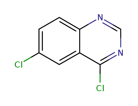Molecular Structure of 7253-22-7 (4,6-Dichloroquinazoline)