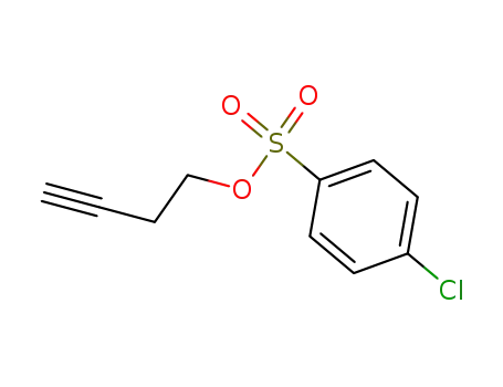 Molecular Structure of 877171-15-8 (4-CHLOROBENZENSULFONIC BUT-3-YNYL ESTER)