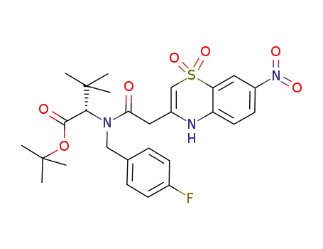 C<sub>27</sub>H<sub>32</sub>FN<sub>3</sub>O<sub>7</sub>S