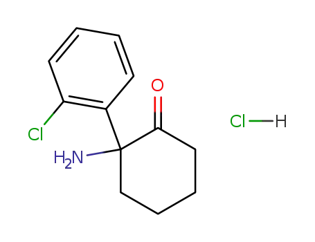 Molecular Structure of 79499-59-5 ((±)-Norketamine HCl)