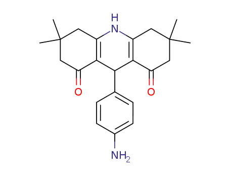 9-(4-Aminophenyl)-3,4,6,7,9,10-hexahydro-3,3,6,6-tetramethyl-1,8(2H,5H)-acridinedione