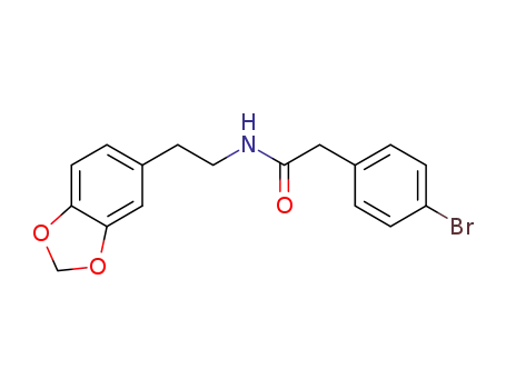 N-(2-benzo[1,3]dioxol-5-yl-ethyl)-2-(4-bromophenyl)acetamide