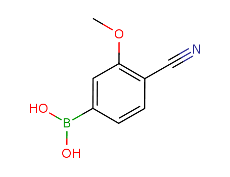 (4-Cyano-3-methoxy-phenyl)boronic acid cas no. 677777-45-6 98%