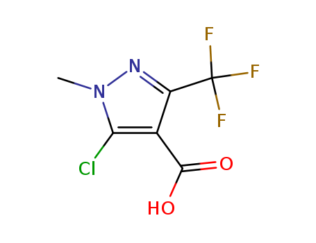 5-Chloro-1-methyl-3-(trifluoromethyl)-1H-pyrazole-4-carboxylic acid cas no. 128455-63-0 98%