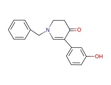 1-Benzyl-5-(3-hydroxyphenyl)-2,3-dihydro-4-pyridinone