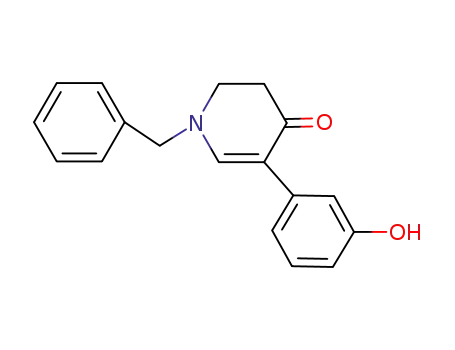 Molecular Structure of 1017601-66-9 (1-BENZYL-5-(3-HYDROXYPHENYL)-2,3-DIHYDRO-4-PYRIDINONE)