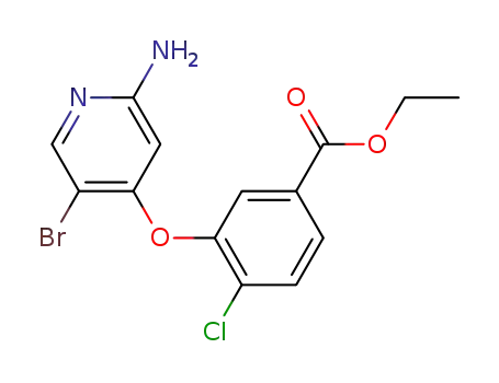 ethyl 3-(2-amino-5-bromopyridin-4-yloxy)-4-chlorobenzoate
