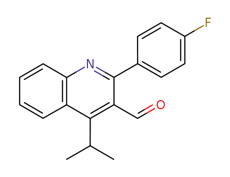 2-(4-Fluorophenyl)-4-isopropyl-3-quinolinecarbaldehyde