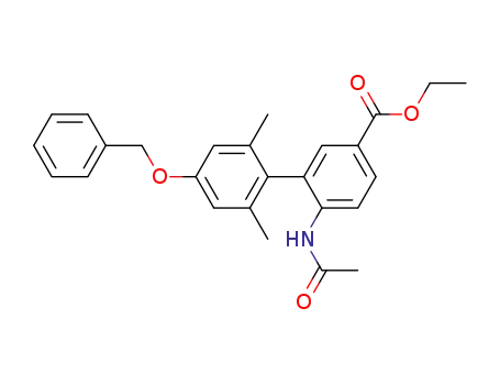 ethyl 6-(acetylamino)-4'-(benzyloxy)-2',6'-dimethylbiphenyl-3-carboxylate