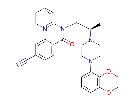 Benzamide,4-cyano-N-[(2R)-2-[4-(2,3-dihydro-1,4-benzodioxin-5-yl)-1-piperazinyl]propyl]-N-2-pyridinyl-