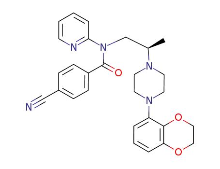 Molecular Structure of 434283-16-6 (Lecozotan)
