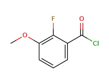 Molecular Structure of 850563-45-0 (2-FLUORO-3-METHOXYBENZOYL CHLORIDE)