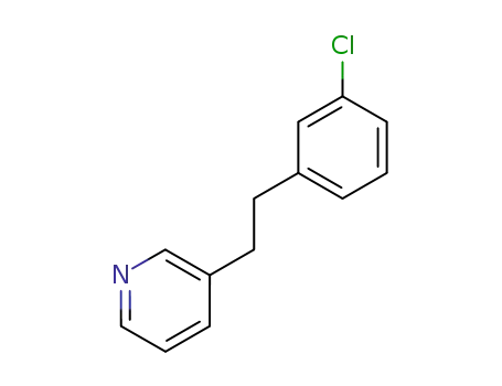 Molecular Structure of 31251-59-9 (3-(3-CHLOROPHENYLETHYL)PYRIDINE)