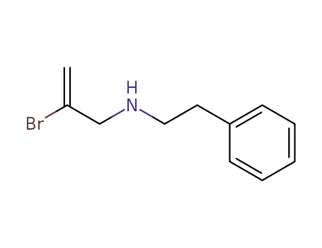 Molecular Structure of 72551-18-9 (2-bromo-N-(2-phenylethyl)prop-2-en-1-amine)