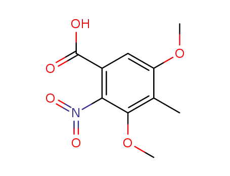 2-nitro-4-methyl-3,5-dimethoxybenzoic acid