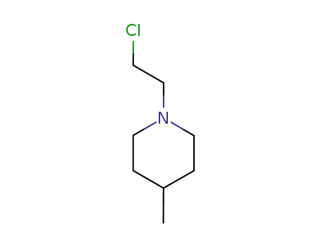 Molecular Structure of 56953-28-7 (Piperidine, 1-(2-chloroethyl)-4-methyl-)