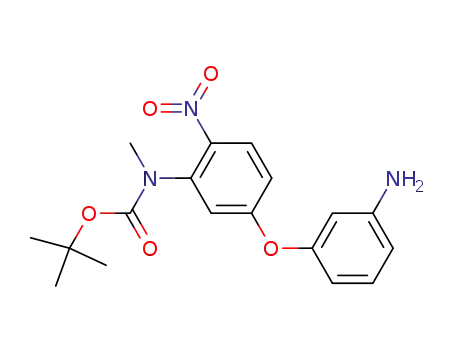 Carbamic acid, [5-(3-aminophenoxy)-2-nitrophenyl]methyl-,
1,1-dimethylethyl ester