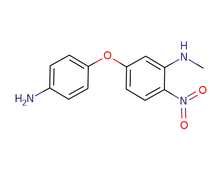 Molecular Structure of 433225-99-1 (4-(3-methylamino-4-nitrophenoxy)aniline)