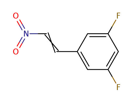 Molecular Structure of 157224-25-4 (Benzene, 1,3-difluoro-5-(2-nitroethenyl)-)