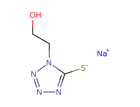 5H-Tetrazole-5-thione,1,2-dihydro-1-(2-hydroxyethyl)-,monosodium salt