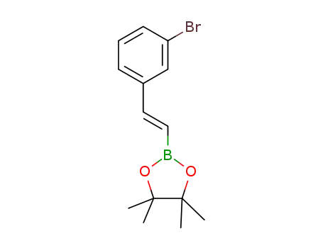 1,3,2-Dioxaborolane, 2-[(1E)-2-(3-bromophenyl)ethenyl]-4,4,5,5-tetramethyl-