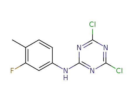 (4,6-Dichloro-[1,3,5]triazin-2-yl)-(3-fluoro-4-methyl-phenyl)-amine