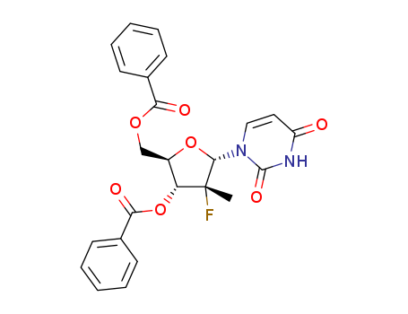 3',5'-Di-O-benzoyl-2'-deoxy-2'-fluoro-2'-methyluridine
