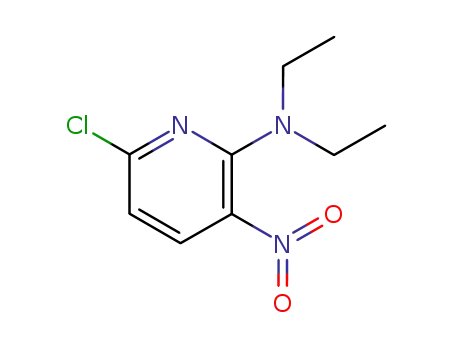 Molecular Structure of 125173-52-6 (6-chloro-2-(N,N-diethylamino)-3-nitropyridine)