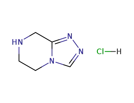 Molecular Structure of 837430-14-5 (5,6,7,8-tetrahydro[1,2,4]triazolo[4,3-a]pyrazine)
