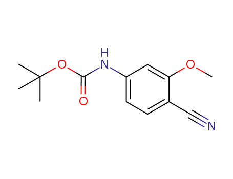 Carbamic acid, (4-cyano-3-methoxyphenyl)-, 1,1-dimethylethyl ester