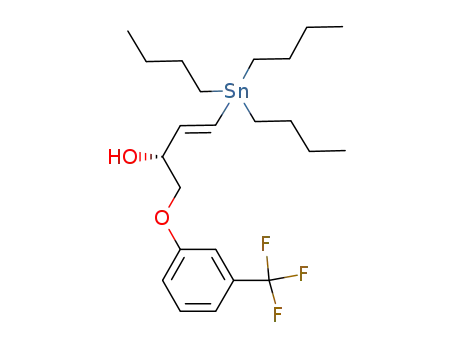 C<sub>23</sub>H<sub>37</sub>F<sub>3</sub>O<sub>2</sub>Sn