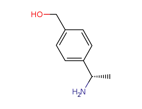 Molecular Structure of 1213446-52-6 ((S)-(4-(1-AMINOETHYL)PHENYL)METHANOL)