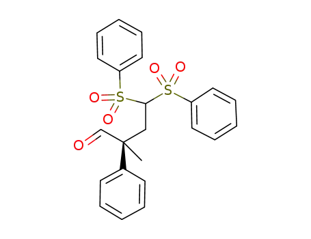 (S)-2-methyl-2-phenyl-4,4-bis(phenylsulfonyl)butanal