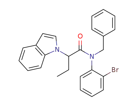 N-benzyl-N-(2-bromophenyl)-2-indol-1-ylbutyramide