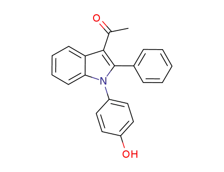 1-[1-(4-hydroxyphenyl)-2-phenyl-1H-indol-3-yl]ethanone