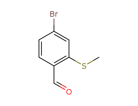 Benzaldehyde, 4-bromo-2-(methylthio)-(918350-11-5)