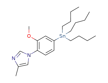 1-(2-methoxy-4-tributylstannylphenyl)-4-methyl-1H-imidazole