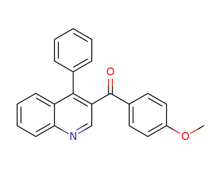 (4-methoxyphenyl)(4-phenyl-3-quinolinyl)methanone