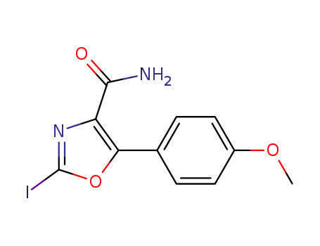 2-iodo-5-(4-methoxyphenyl)oxazole-4-carboxamide
