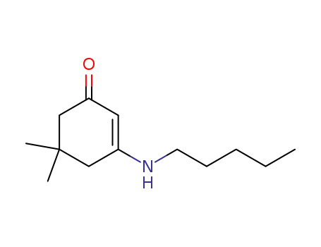 Molecular Structure of 82663-50-1 (5,5-Dimethyl-3-(pentylamino)cyclohex-2-enone)