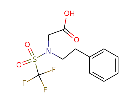 Glycine, N-(2-phenylethyl)-N-[(trifluoromethyl)sulfonyl]-