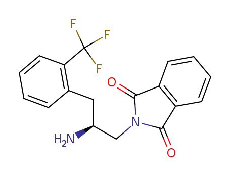 2-{(2S)-2-amino-3-[2-(trifluoromethyl)phenyl]propyl}-1H-isoindole-1,3(2H)-dione