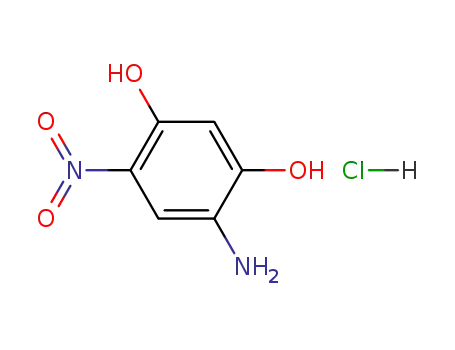 Molecular Structure of 883566-55-0 (4-Amino-6-nitroresorcinol hydrochloride)