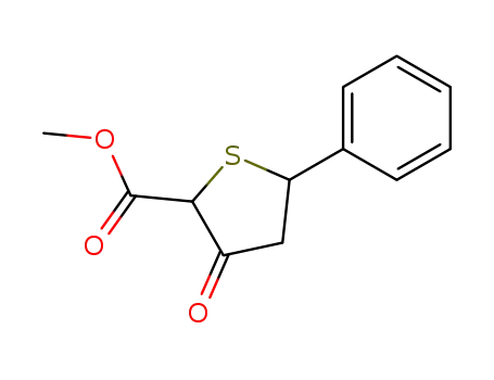 3-oxo-5-phenyl-tetrahydro-thiophene-2-carboxylic acid methyl ester