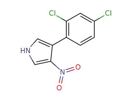 1H-Pyrrole, 3-(2,4-dichlorophenyl)-4-nitro-