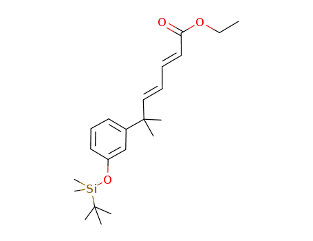 ethyl (2E,4E)-6-[3-(tert-butyldimethylsilanyloxy)phenyl]-6-methylhepta-2,4-dienoate