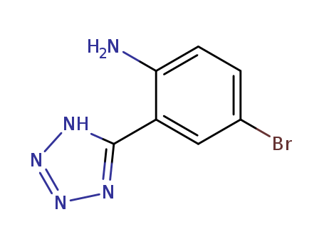4-broMo-2-(1H-tetrazol-5-yl)aniline